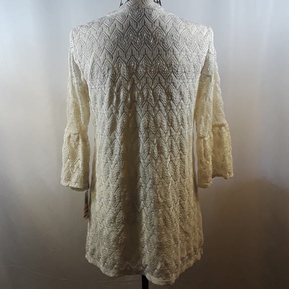 Style & Co. Petite Lace Bell-Sleeve Tunic - Picture 6 of 6